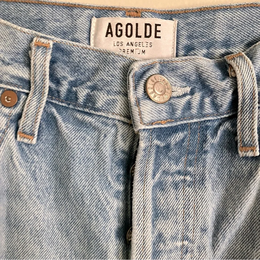 Agolde Riley High Rise Straight Crop Pants - Picture 7 of 9